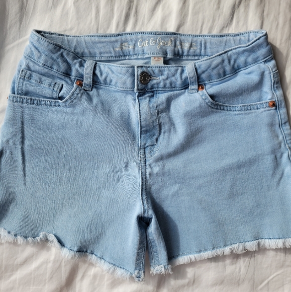 Girls Jeans Shorts - Picture 1 of 2